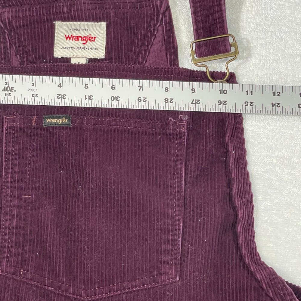 Wrangler Corduroy Overall Dress Purple Boho 90s Style Retro Small - Picture 14 of 16